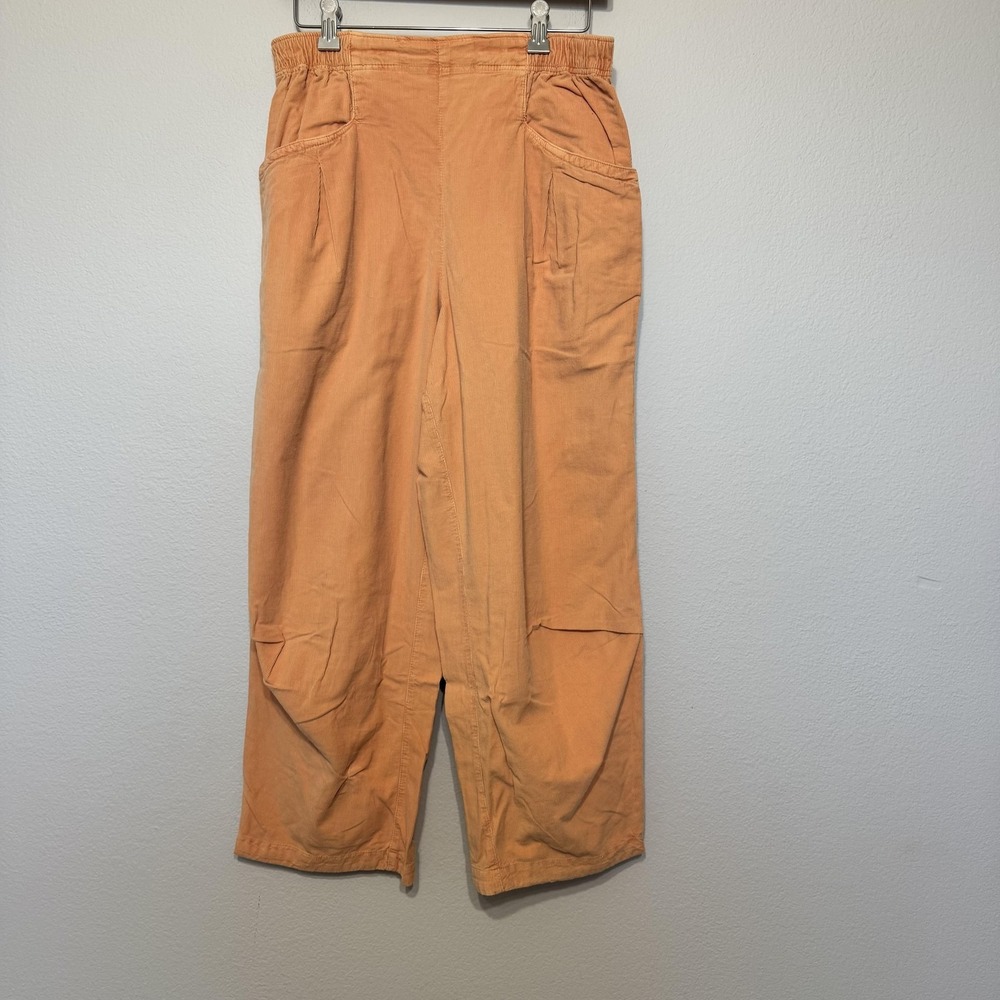 Free People We The Free Women's XS Nice Choice Cord Jeans Peach‎ Pansy Pull On - Picture 4 of 15